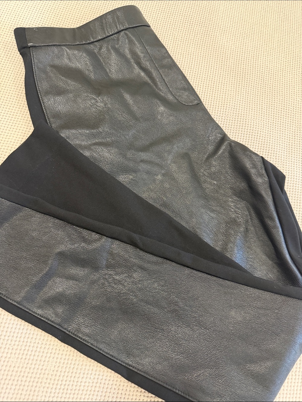 Chico's Black Faux Leather Pants
